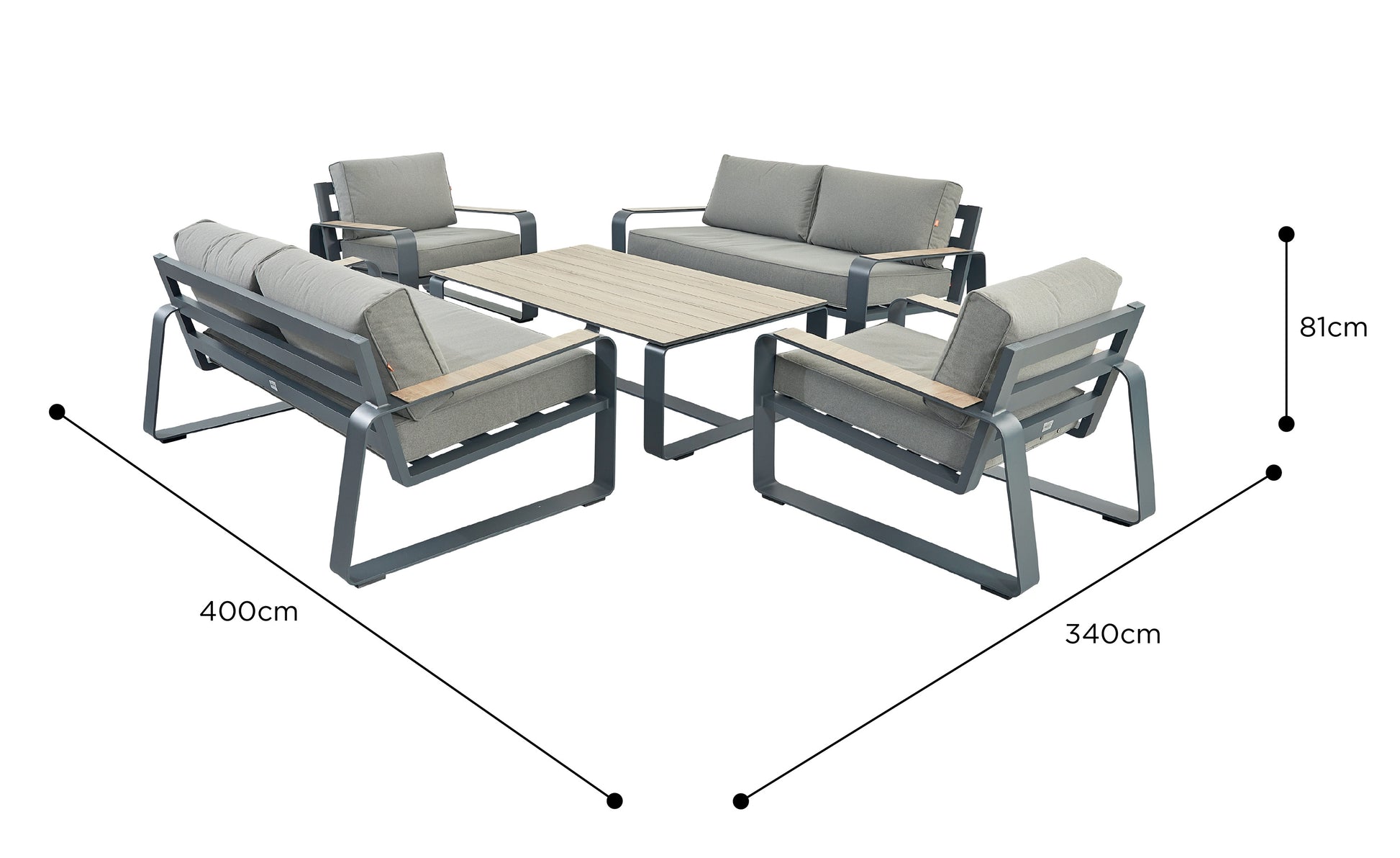 HEX Living - Sandon Sofa and Chair Set - Beyond outdoor living