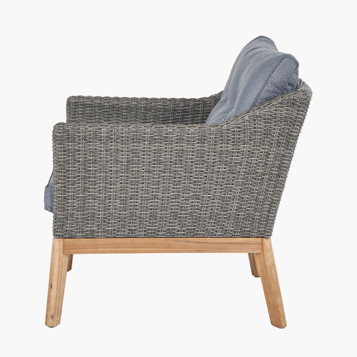 Pacific Lifestyle - Larissa Lounge Set Kubu Grey K/D - Beyond outdoor living