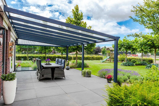 Deponti Pigato Aluminium Veranda Glass Roof included