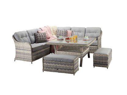 Signature Weave - Constance Large Corner Dining - Beyond outdoor living