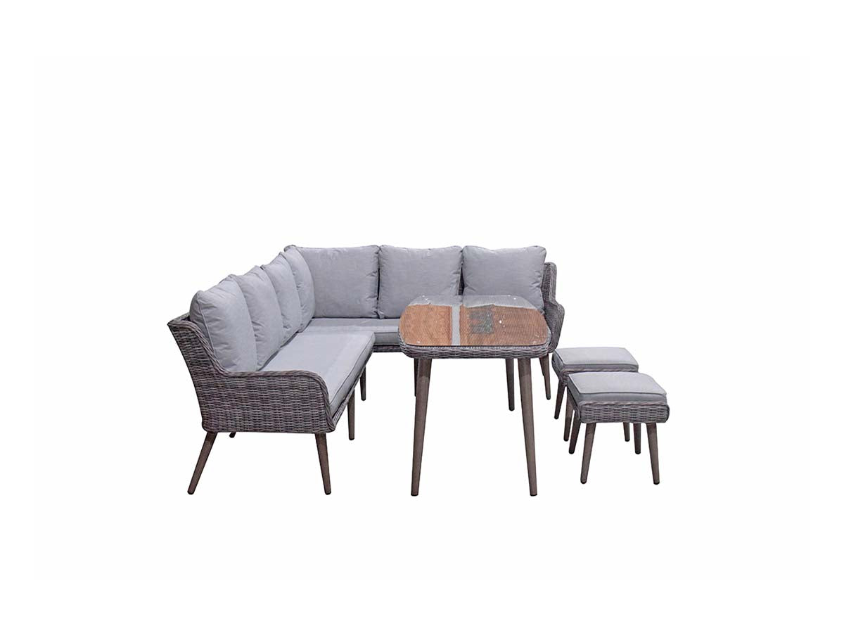 Signature Weave - Danielle Corner Sofa Dining - Beyond outdoor living